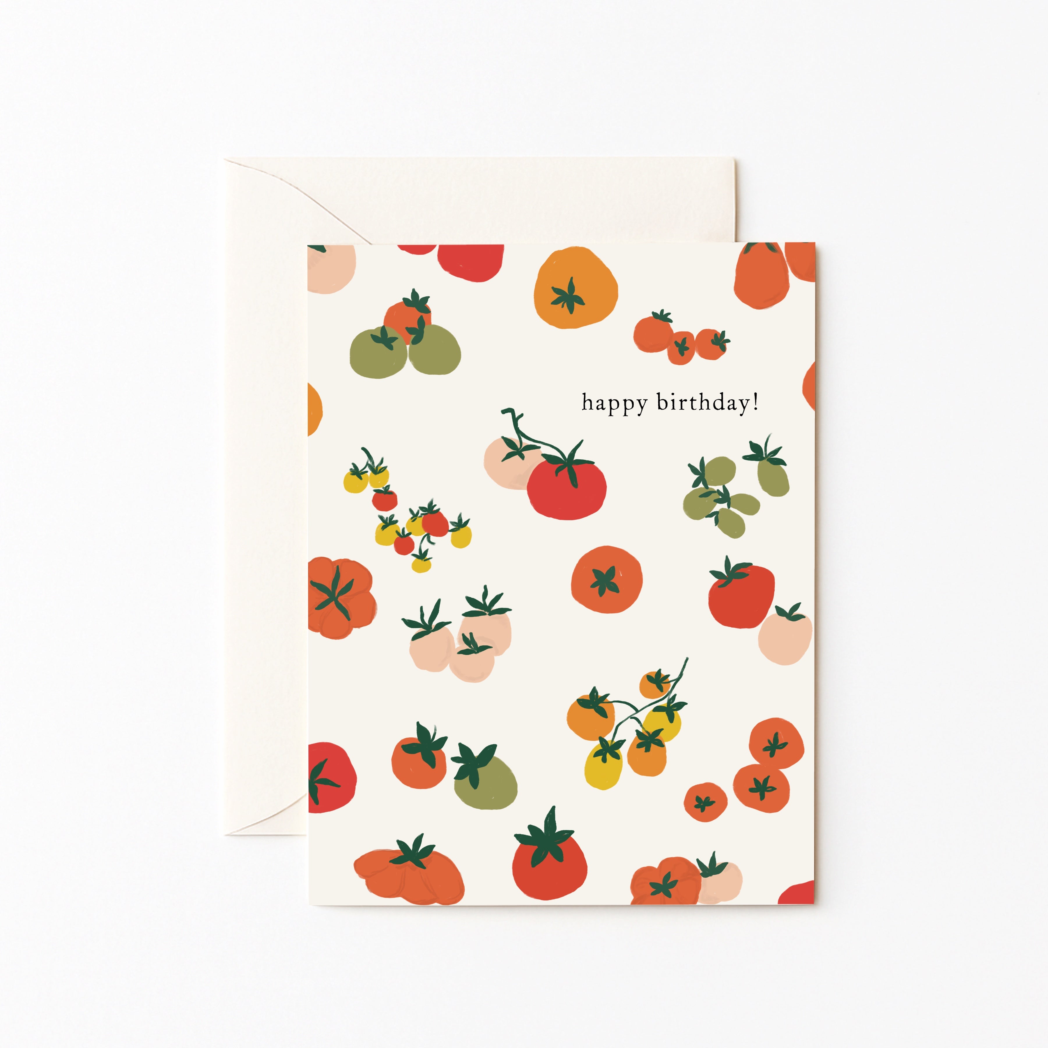 Tomato Happy Birthday Card