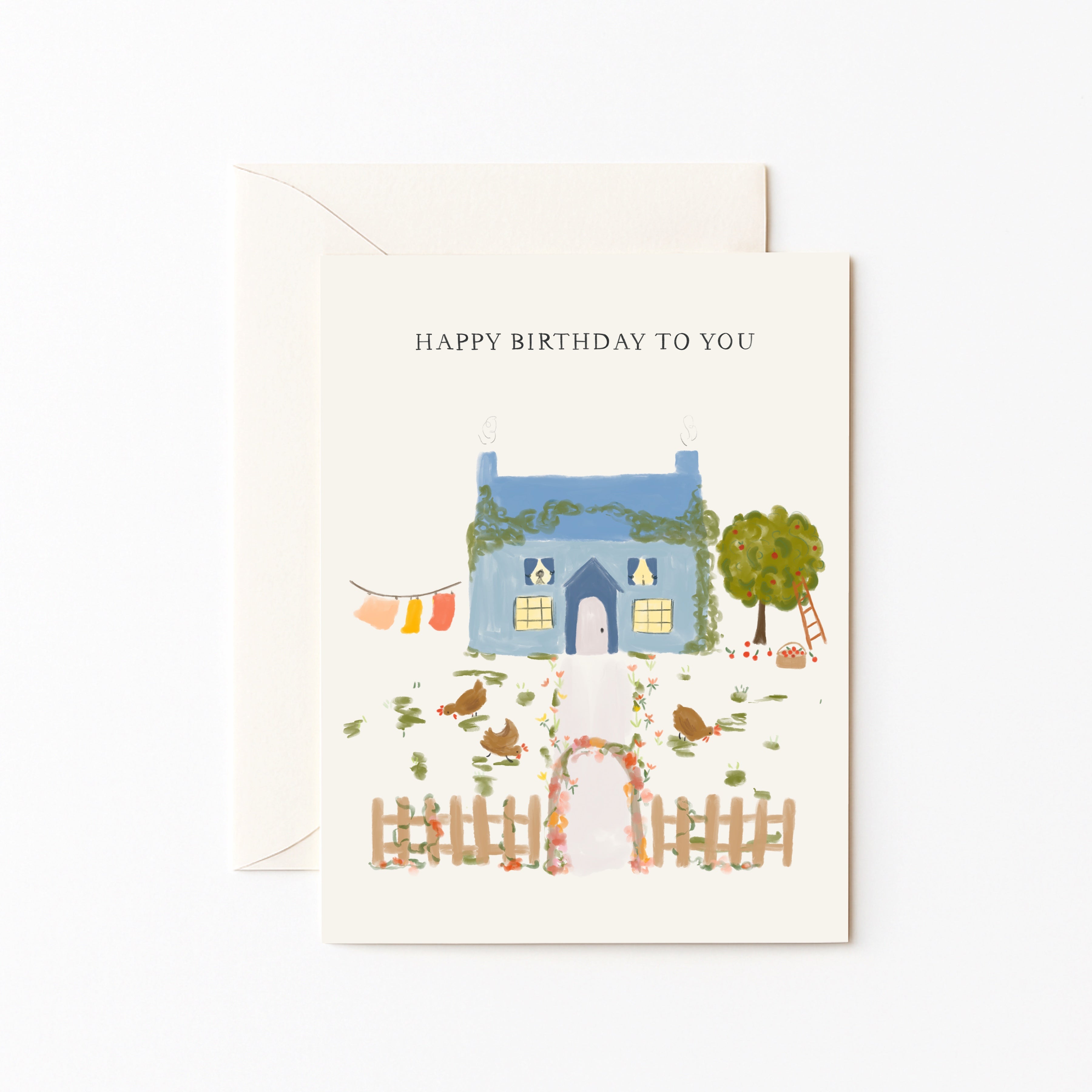 Cottage Core Birthday Card