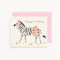 Fabulous Zebra Birthday Card