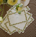 Scalloped Floral Recipe Card