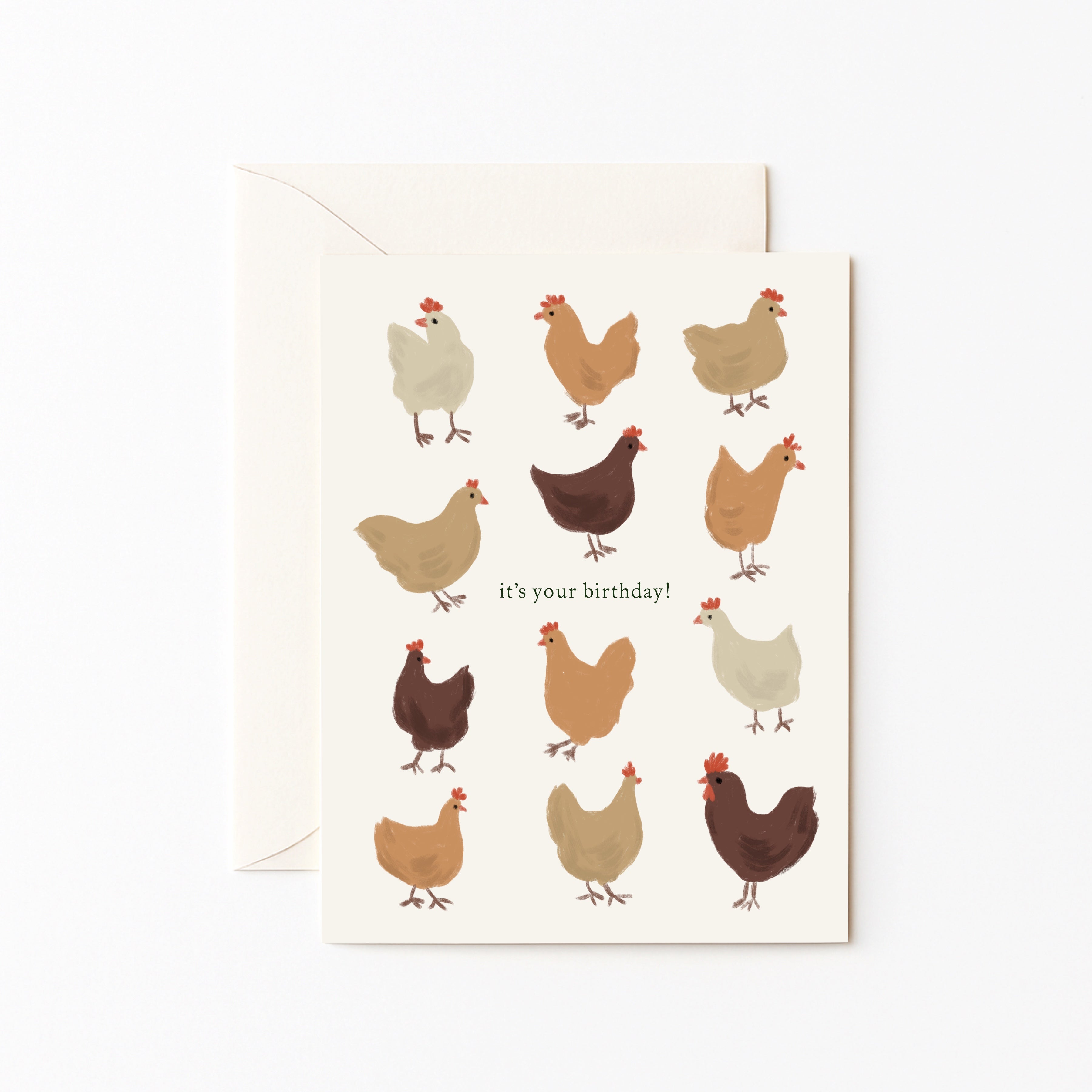 It's Your Birthday Chicken Card